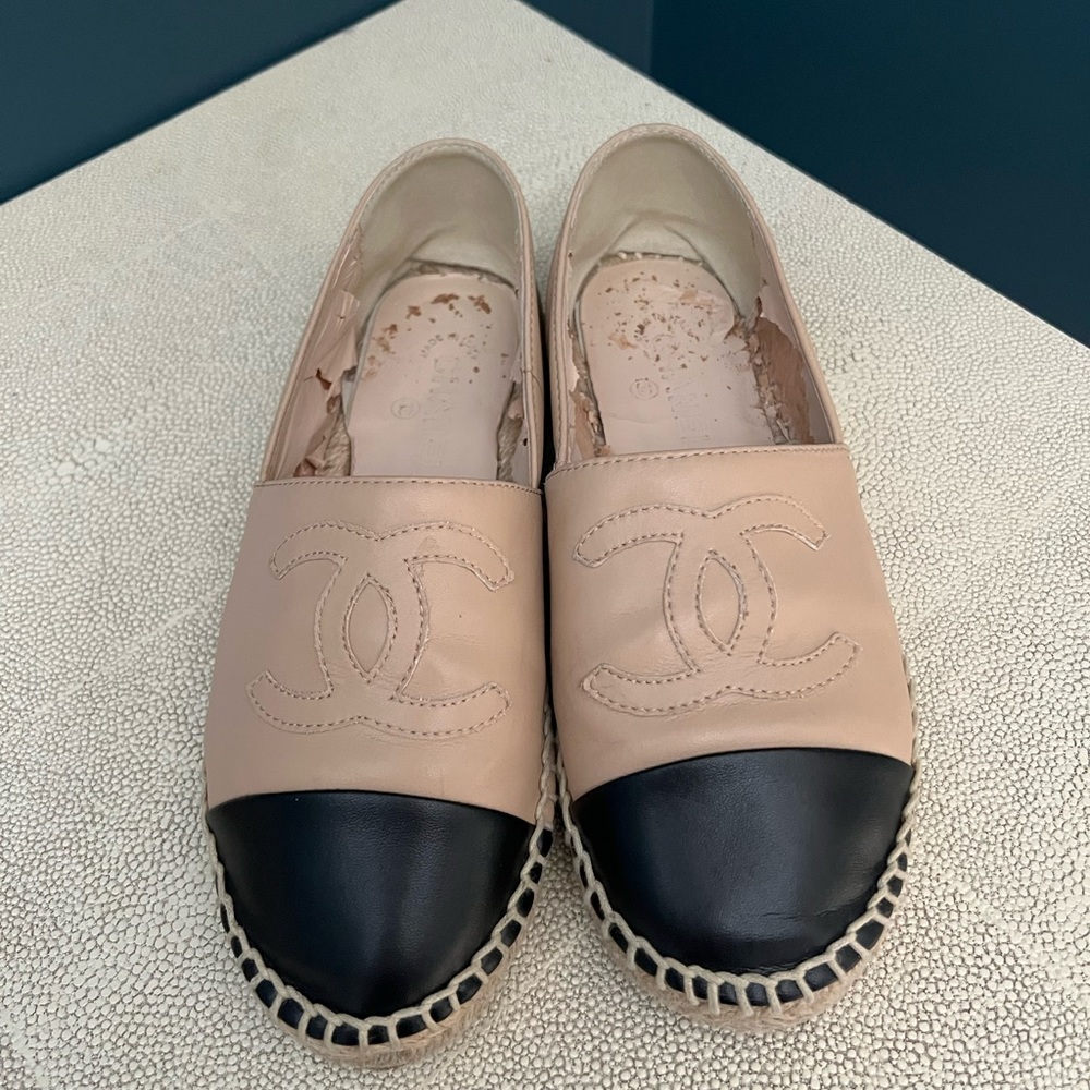 Chanel used espadrilles